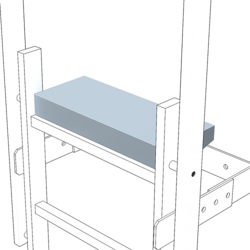 Zarges ausstiegstritt 520mm - ausstiegstritt,